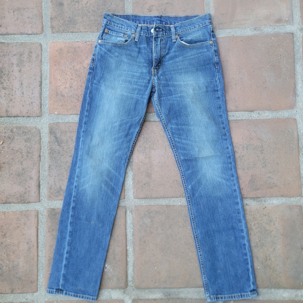 Levi's Blue Straight 511 Jeans 32x32 Men's Classic Style Zipper Fly